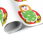 leuke Russische genestelde pop Cadeaupapier (Rol Hoek)