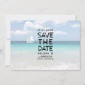 Leuke rustieke foto save the date (Voorkant)