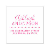 Leuke rustieke typografie Aangepaste naam Retourad Zelfinktende Stempel (Design)