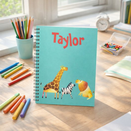 Leuke Safari Dier Thema Notitieboek