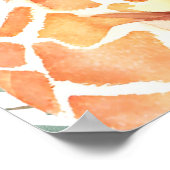 Leuke Safari Dieren Baby shower Welkomstbord Poster (Hoek)