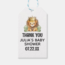 Leuke Safari King Lion Baby shower Dank u