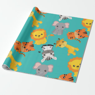 Leuke Safari Wildlife Cadeaupapier