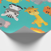 Leuke Safari Wildlife Cadeaupapier (Hoek)