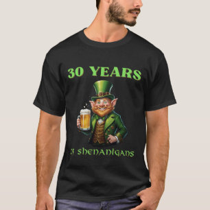 Leuke Saint Patrick's 30e verjaardag Vies Dertigst T-shirt
