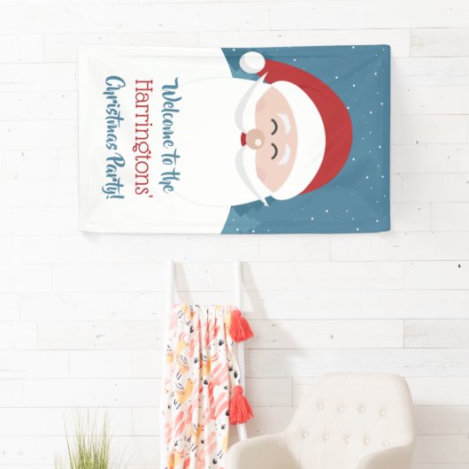 Leuke Santa aangepaste tekst banner (Insitu)