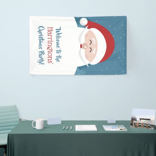 Leuke Santa aangepaste tekst banner (Beurs)