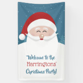 Leuke Santa aangepaste tekst banner (Verticaal)