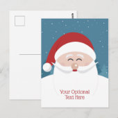 Leuke Santa aangepaste tekst briefkaart (Voorkant / Achterkant)