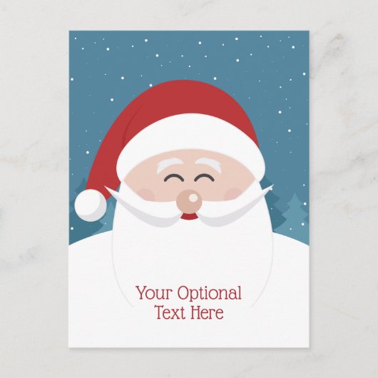 Leuke Santa aangepaste tekst briefkaart (Voorkant)