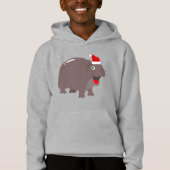 Leuke Santa Hippo Kerstmis nijlpaard (Voorkant)