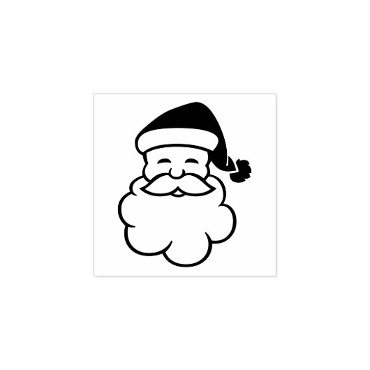 Leuke Santa Kerst Feestdagen Kinder DIY Art Craft Rubberstempel (Afrduk)