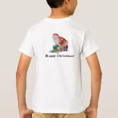 leuke santa met kinder t-shirt voor kerstmis (Achterkant)