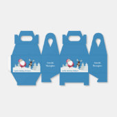 Leuke Santa & Rendier aangepaste tekst gunst vak Bedankdoosjes (Uitgevouwen)