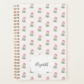 Leuke Santa Uil Waterverf Pattern Planner (Voorkant)