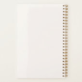 Leuke Santa Uil Waterverf Pattern Planner (Achterkant)