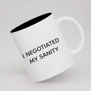 Leuke sarcastische quote koffiemok cadeau voor hem tweekleurige koffiemok