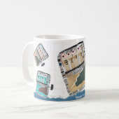 leuke sardine mok met leuke spreuk (Voorkant links)