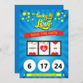 Leuke Save the Date Huwelijksaankondiging (Voorkant / Achterkant)