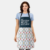 Leuke Scandinavische volkskunst bloemenkunst Schort (Gedragen)