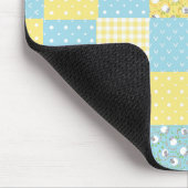 Leuke schapen: Country-stijl, Faux Patchwork Mouse Muismat (Hoek)