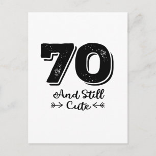 leuke schattige 70ste verjaardag quote uitspraken briefkaart