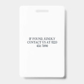 Leuke Schattige gekleurde potloden School Teacher  Badge (Achterkant)