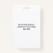 Leuke Schattige gekleurde potloden School Teacher  Badge (Achterkant)