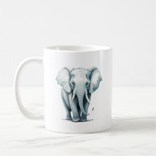 Leuke Schattige Grijze Olifant Keuken Koffiemok