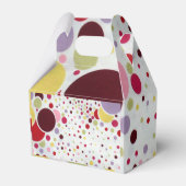 Leuke schattige polka stippen bedankdoosjes (Achterkant)