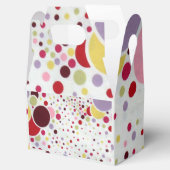 Leuke schattige polka stippen bedankdoosjes (Geopend)