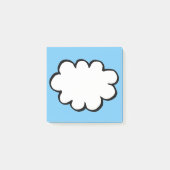 Leuke Schattigee cloud illustratie Post-it® Notes (Voorkant)