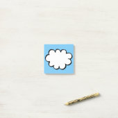 Leuke Schattigee cloud illustratie Post-it® Notes (Op bureau)