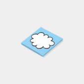 Leuke Schattigee cloud illustratie Post-it® Notes (Schuin)