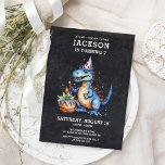 Leuke Schattigee Dinosaur Chalkboard Kids Verjaard Kaart<br><div class="desc">Leuke Schattigee Dinosaur Chalkboard Kids Verjaardagsuitnodiging</div>