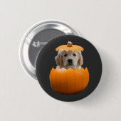 Leuke Schattigee Gepersonaliseerde Halloween Pumpk Ronde Button 5,7 Cm (Voorkant /achterkant)