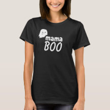 Leuke Schattigee Ghost Halloween "Mama Boo" Mom T-