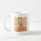 Leuke Schattigee Groovy Hippie Girl Vibes Design Koffiemok (Links)