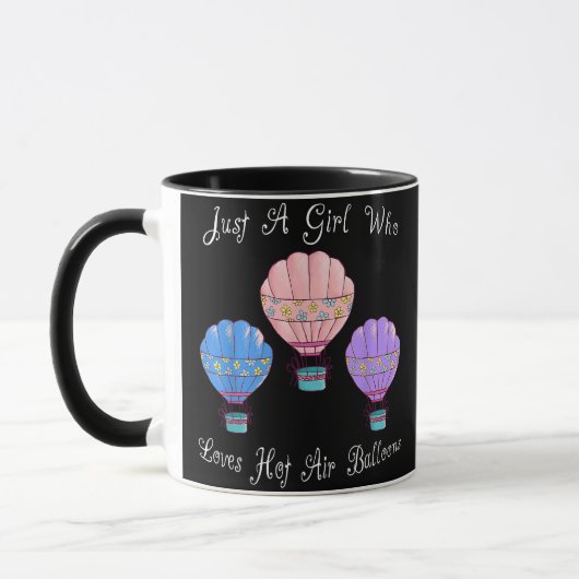 Leuke Schattigee heteluchtballon Mok (Links)