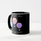 Leuke Schattigee heteluchtballon Mok (Voorkant links)