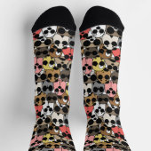 Leuke Schattigee Honden met Glazen Crew Sock Sokken (Top)