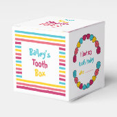 Leuke Schattigee Kleurrijke Gestreepte Snoepjes Ta Bedankdoosjes (Voorkant Zijde)