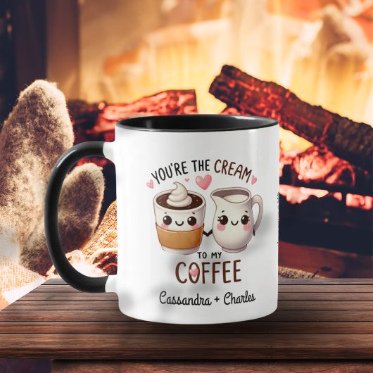 Leuke & Schattigee koppels "Cream to My Coffee" Mok