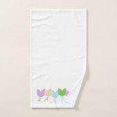 Leuke, Schattigee pastel Kleurrijke Paaslente Tulp Bad Handdoek (Handdoek)