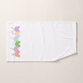 Leuke, Schattigee pastel Kleurrijke Paaslente Tulp Bad Handdoek (Handdoek)