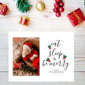 Leuke Schattigee script kerstboom foto kerst Feestdagenkaart