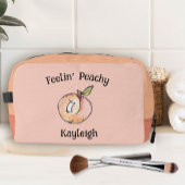 Leuke Schattigee Summer Modern Peach Peaches Naam Toilettasje