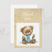 Leuke Schattigee Teddy Bear Leesboeken Bedankt (Voorkant / Achterkant)