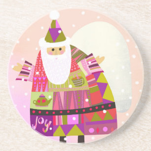 Leuke Schattigee Winter Santa Onderzetter