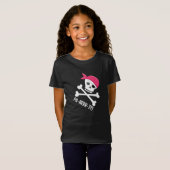 Leuke schedel Crossbones Pirate Thema Pa-arrrty! T-shirt (Voorkant volledig)